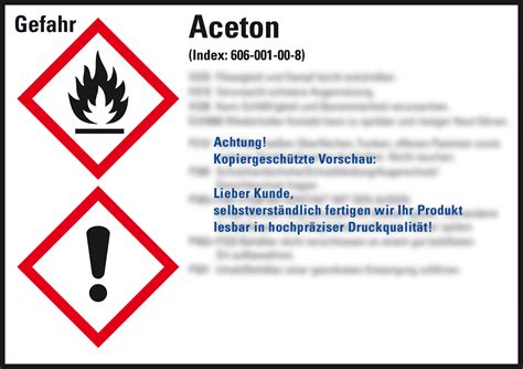 aceton sicherheitsdatenblatt merck